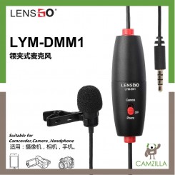 LENSGO LYM-DM1 Mini Omni-Directional Lavalier Condenser Microphone 